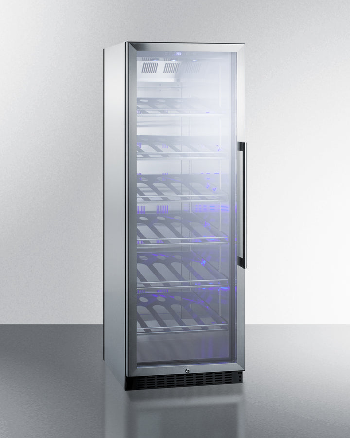 Summit 24" Wide Single Zone Commercial Wine Cellar - SCR1401LHCHCSS