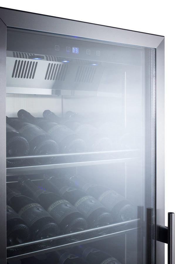Summit 24" Wide Single Zone Commercial Wine Cellar - SCR1401LHCHCSS