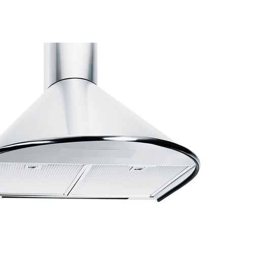 Summit 24" Wide Wall-Mounted Range Hood ADA Compliant in Stainless Steel - SEH6624CADA
