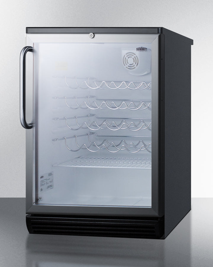 Summit 24" Wide Wine Cellar - SWC6GBLTB