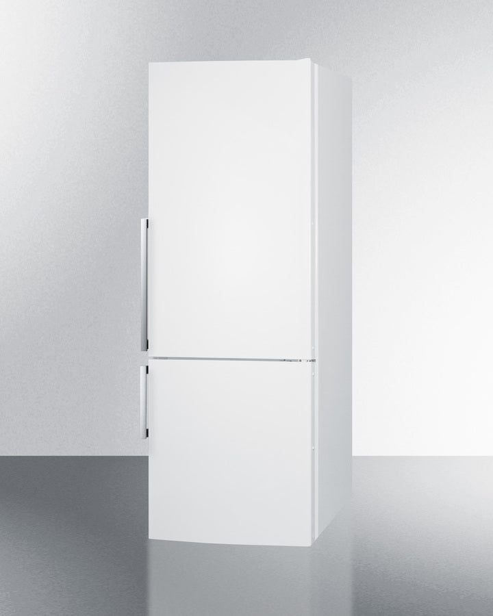 Summit 28" Wide Bottom Freezer Refrigerator in White with Digital Controls - FFBF281W