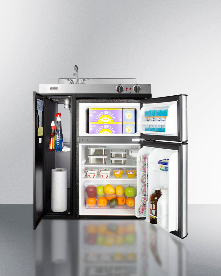 Summit 30" Wide All-In-One Kitchenette - C30ELBK