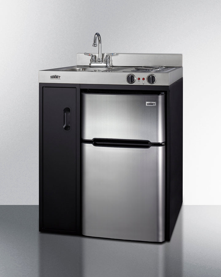 Summit 30" Wide All-In-One Kitchenette - C30ELBK