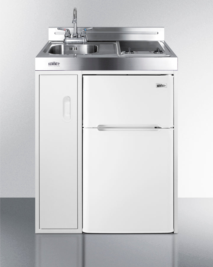 Summit 30" Wide All-In-One Kitchenette - C30ELGLASS
