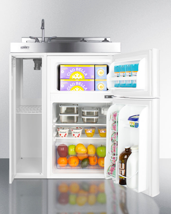 Summit 30" Wide All-In-One Kitchenette - C30ELGLASS