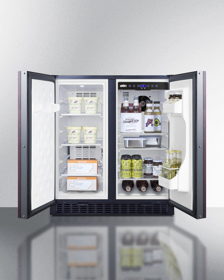 Summit 30" Wide Built-In Refrigerator-Freezer with Integrated Door Frame - FFRF3070BIF
