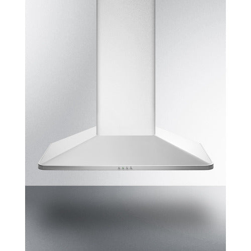 Summit 30" Wide Wall-Mounted Range Hood in Stainless Steel - SEH3630