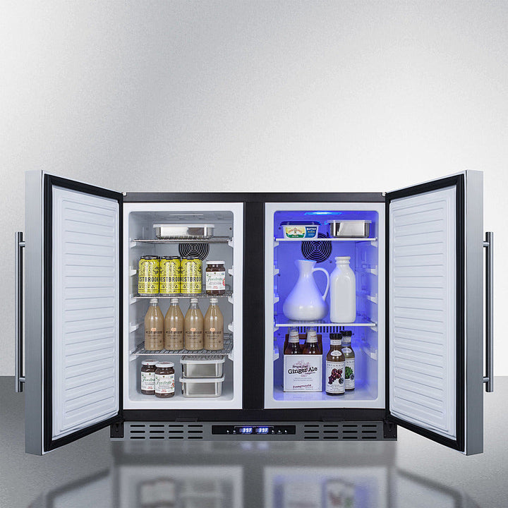 Summit 36" Wide Built-In Refrigerator-Freezer ADA Compliant - FFRF36ADA