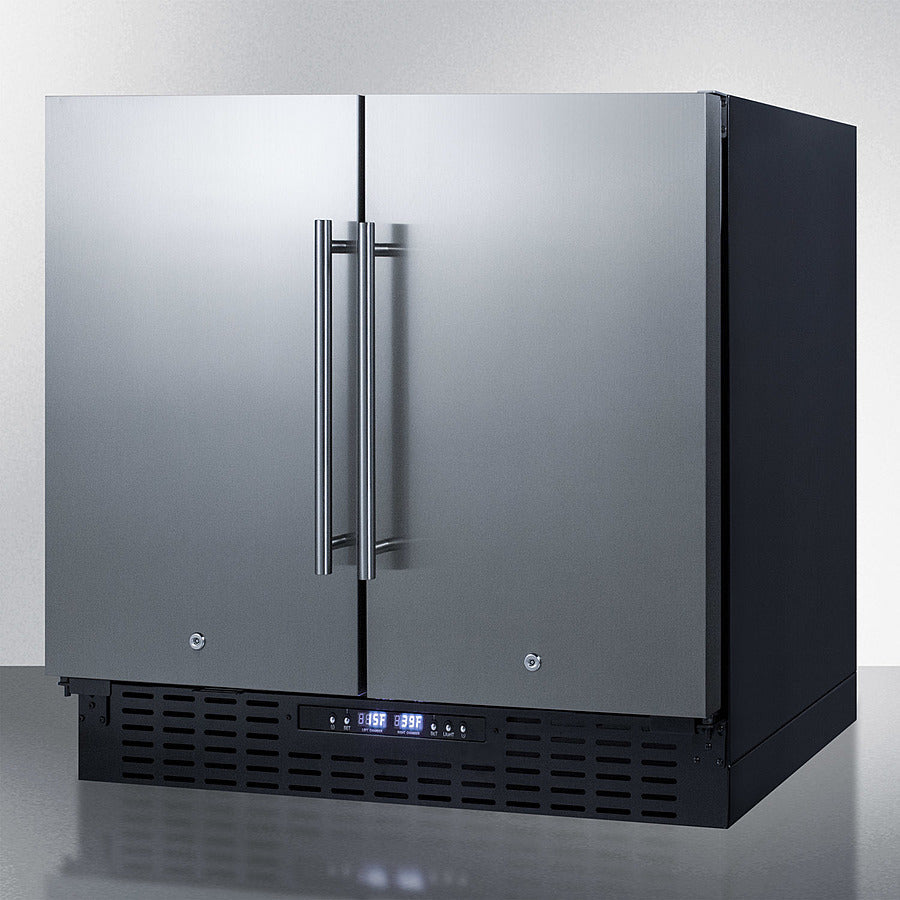 Summit 36" Wide Built-In Refrigerator-Freezer - FFRF36