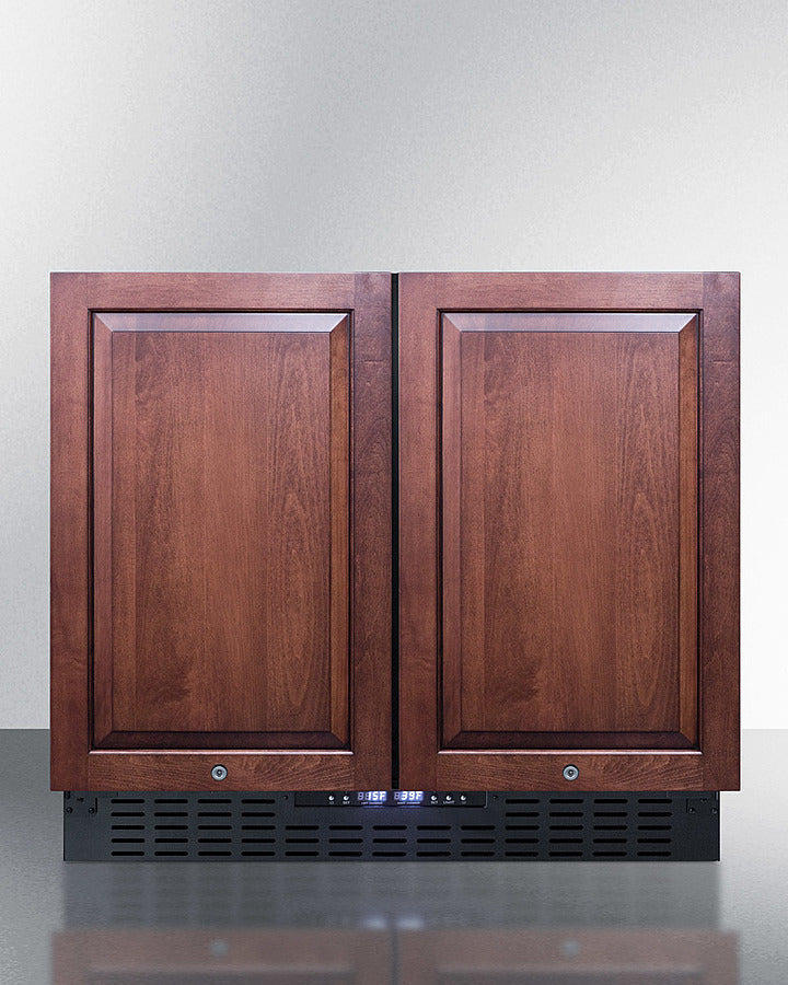 Summit 36" Wide Built-In Refrigerator-Freezer with Integrated Door Frame - FFRF36IF