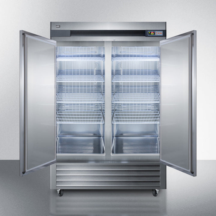Summit 49 Cu.Ft. Frost-Free Reach-In Two-Door All-Freezer - SCFF497