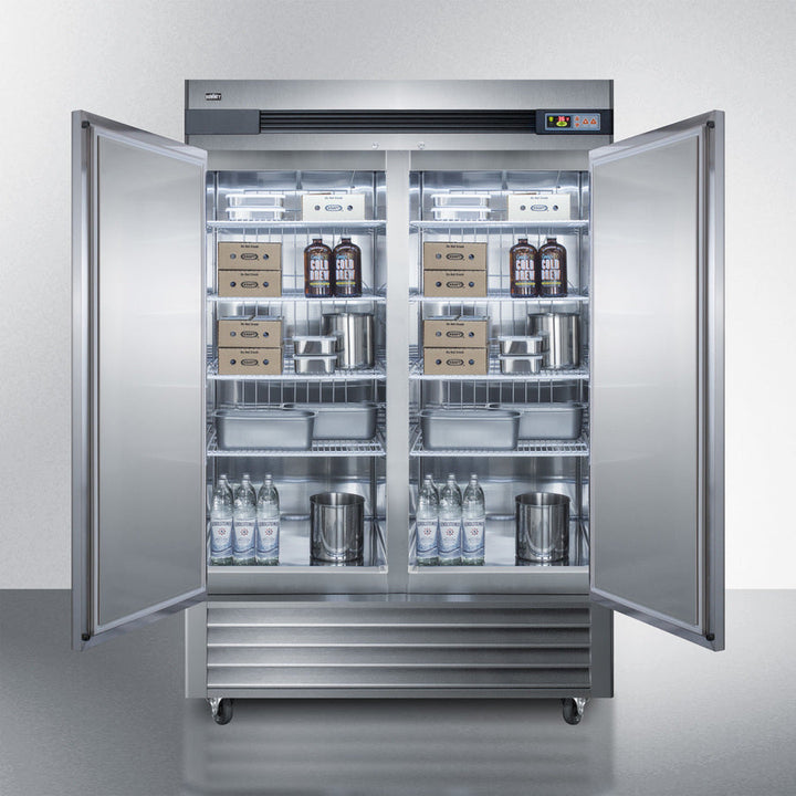 Summit 49 Cu.Ft. Reach-In Two-Door Refrigerator - SCRR492