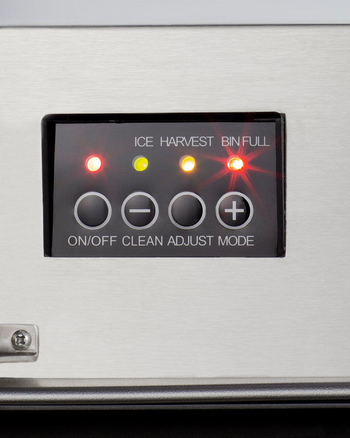 Summit Built-In Outdoor 50 lb. Clear Icemaker - BIM47OS