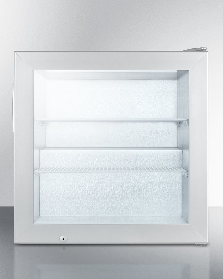 Summit Compact All-Freezer with Self-Closing Door and Stainless Steel Cabinet - SCFU386CSS
