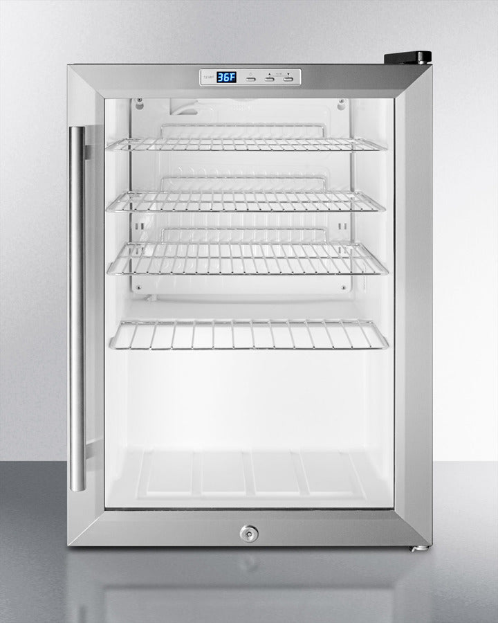 Summit Compact Beverage Center - SCR312LCSS