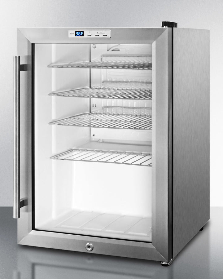 Summit Compact Beverage Center - SCR312LCSS
