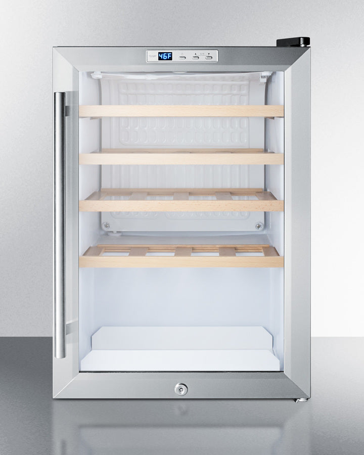 Summit Compact Built-In Wine Cellar - SCR312LBICSSWC2