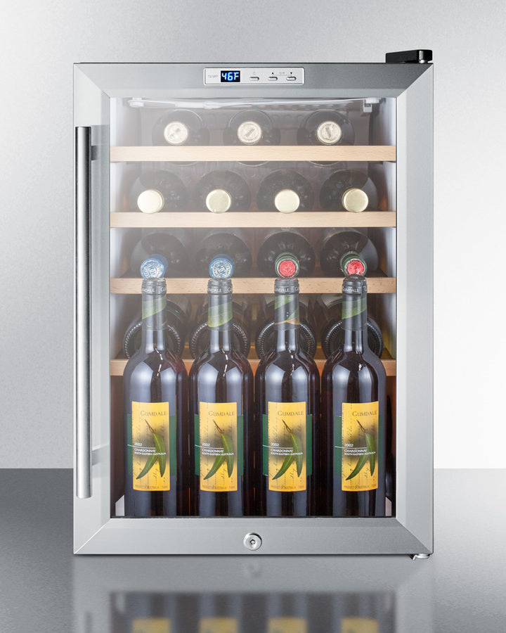 Summit Compact Built-In Wine Cellar - SCR312LBICSSWC2