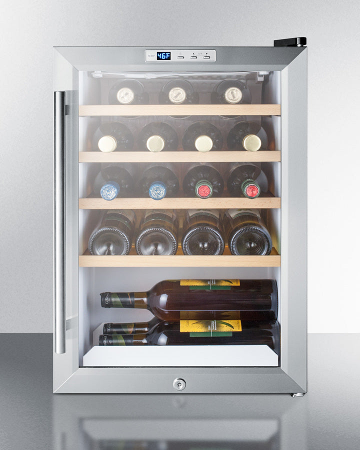 Summit Compact Built-In Wine Cellar - SCR312LBICSSWC2