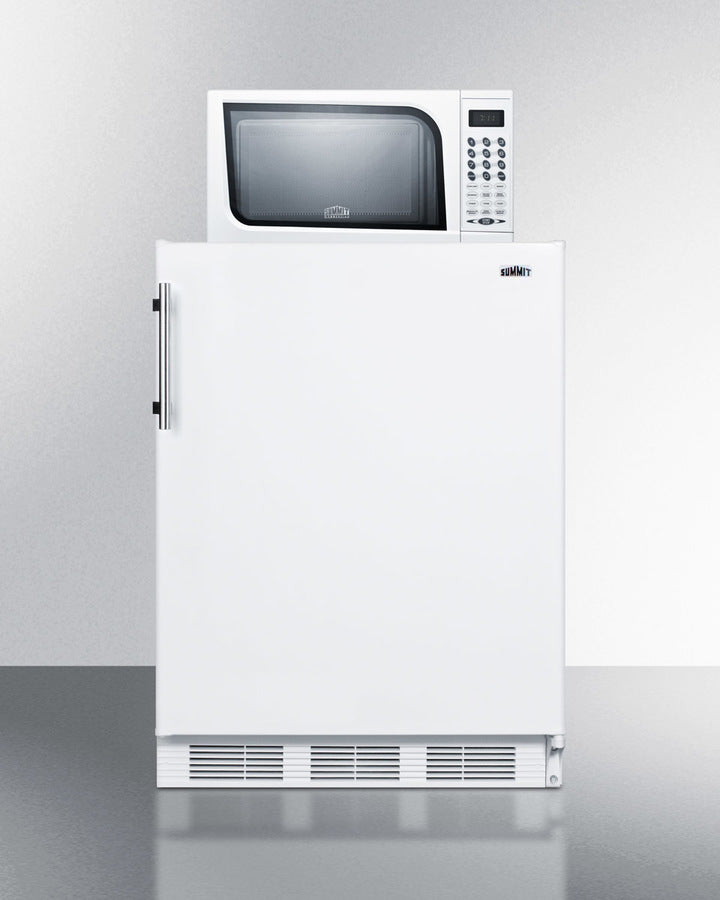 Summit Compact Refrigerator-Freezer-Microwave Unit With Dual Evaporator Cooling - MRF661