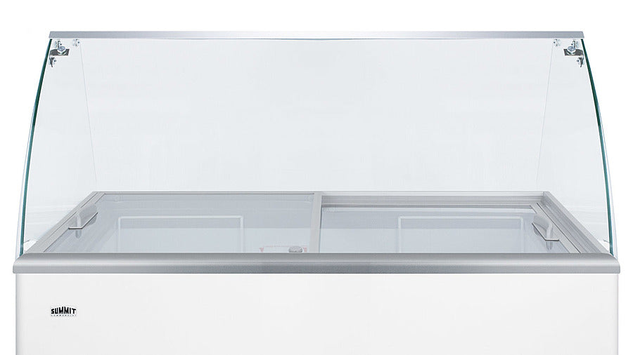 Summit Glass Sneeze Guard Kit for User Installation on NOVA45 Freezer - NOVAGDC45KIT