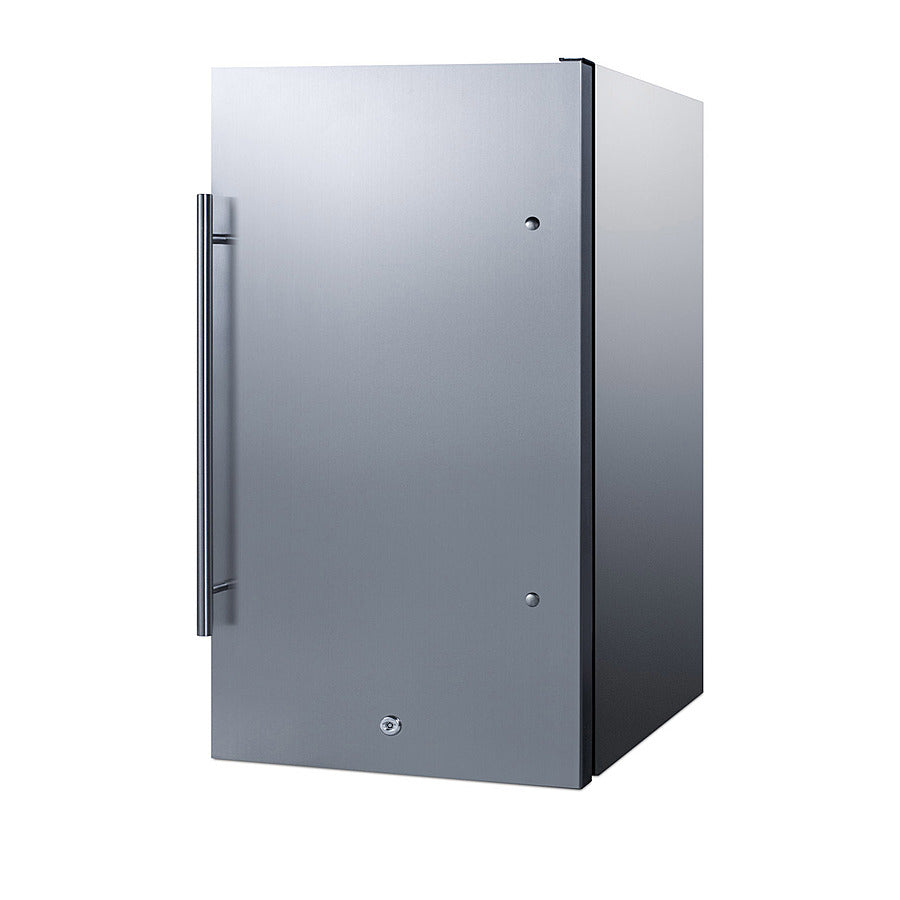 Summit Shallow Depth Outdoor Built-In All-Refrigerator - SPR196OSCSS