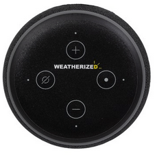 Weatherized Converted Outdoor Echo Dot