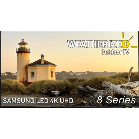 The Elite 50" Full Protection Weatherized Outdoor Samsung 8 Series TV
