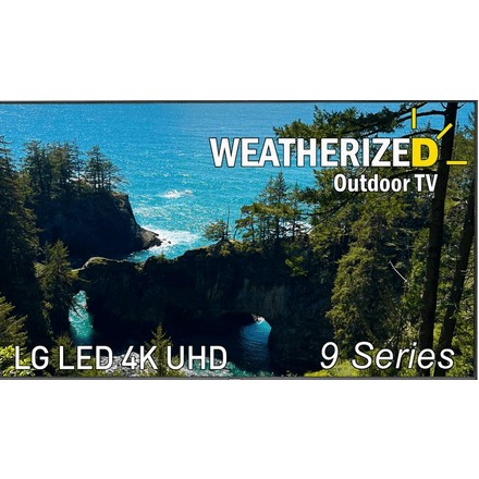 The Elite 55" Full Protection Weatherized Outdoor LG 9 Series TV