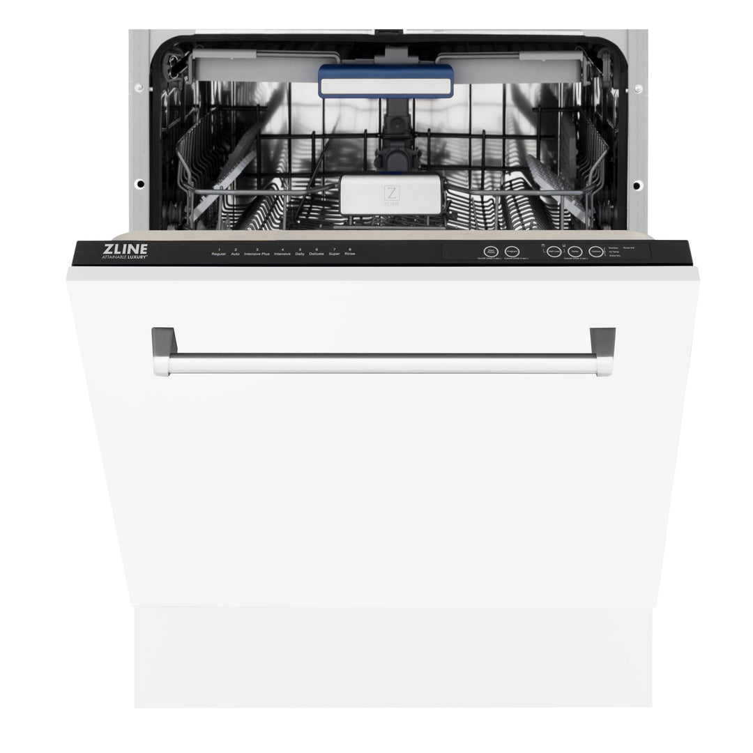 ZLINE 24 in. Tallac Series 3rd Rack Dishwasher in a Stainless Steel Tub with Color Options, 51dBa (DWV-24)