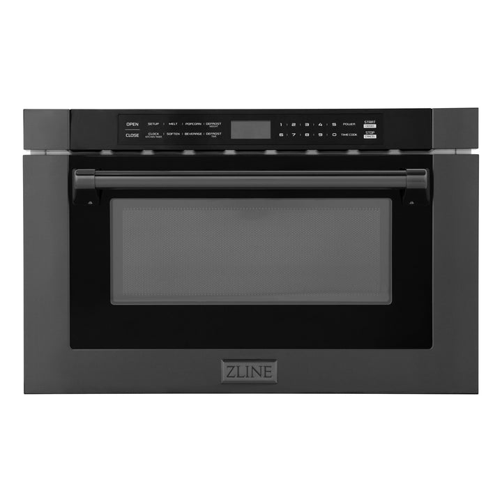 ZLINE 24 in. 1.2 cu. ft. Built-in Microwave Drawer with a Traditional Handle with Color Options (MWD-1-H)