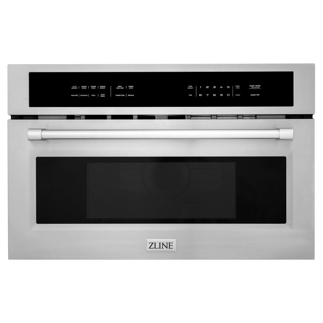 ZLINE 30 in. 1.6 cu ft. Built-in Convection Microwave Oven In Stainless Steel (MWO-30)