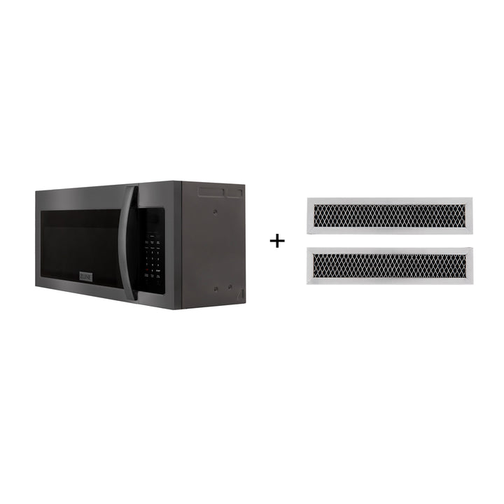 ZLINE Over the Range Microwave Oven in Stainless Steel & Black Stainless Steel (MWO-OTR-30) - Rustic Kitchen & Bath - Microwave - ZLINE Kitchen and Bath