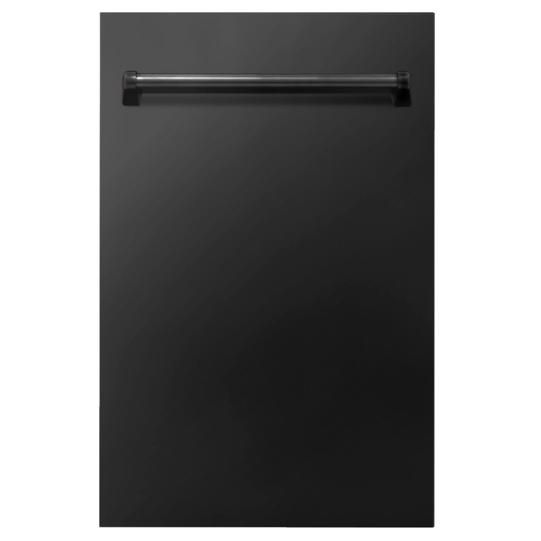 ZLINE 18 in. Compact Top Control Dishwasher with Stainless Steel Tub and Traditional Handle, 52dBa (DW-18)