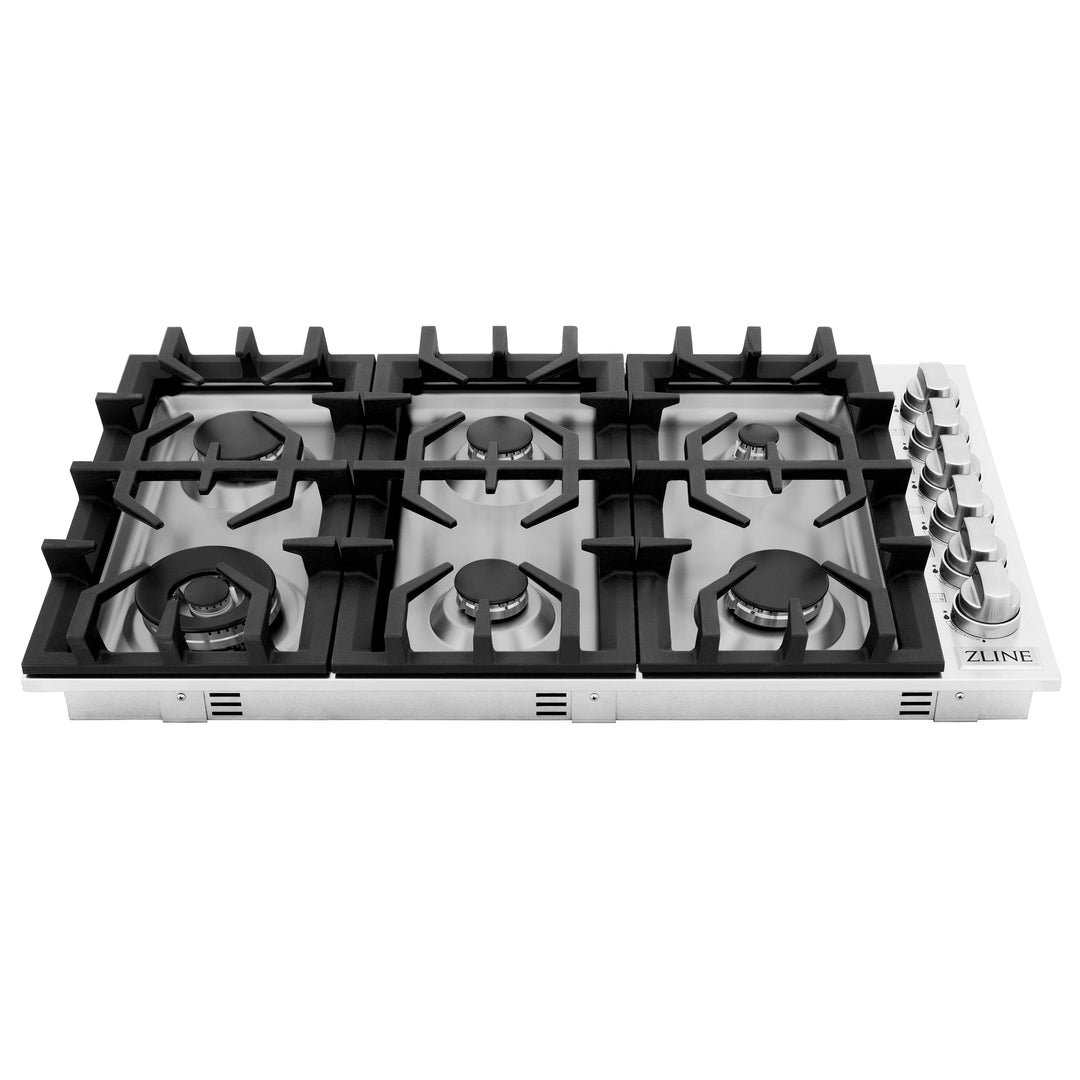 ZLINE 36 in. Dropin Cooktop With 6 Gas Burners (RC36)