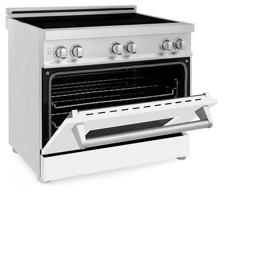 ZLINE 36 in. 4.6 cu. ft. Induction Range with a 4 Element Stove and Electric Oven with Color Options (RAIND-36)