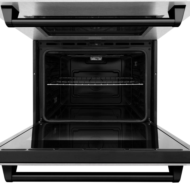 ZLINE 30 in. Autograph Edition Electric Double Wall Oven with Self Clean and True Convection in DuraSnow Stainless Steel and Accents (AWDSZ-30)