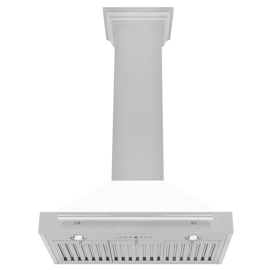 ZLINE 36 in. Stainless Steel Range Hood with Stainless Steel Handle and Color Options (KB4STX-36)