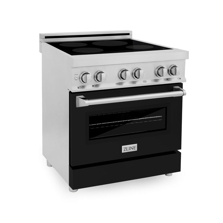 ZLINE 30 in. 4.0 cu. ft. Induction Range with a 4 Induction Element Stove and Electric Oven in Stainless Steel with Colored Door Options (RAIND-30)