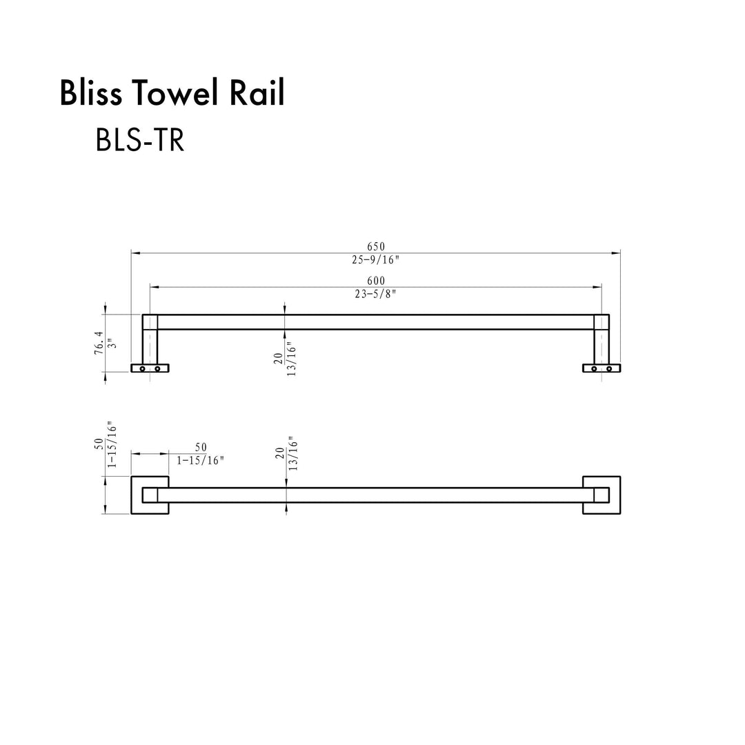 ZLINE Bliss Towel Rail with Color Options (BLS-TR)