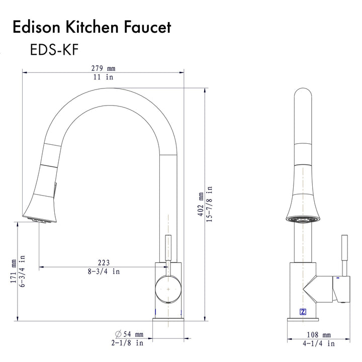 ZLINE Edison Kitchen Faucet (EDS-KF)