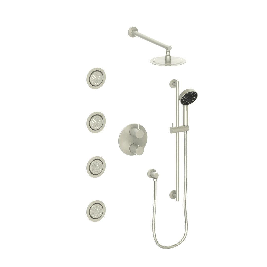 ZLINE Emerald Bay Thermostatic Shower System with Body Jets (EMBY-SHS-T3) - Rustic Kitchen & Bath - Shower Systems - ZLINE Kitchen and Bath