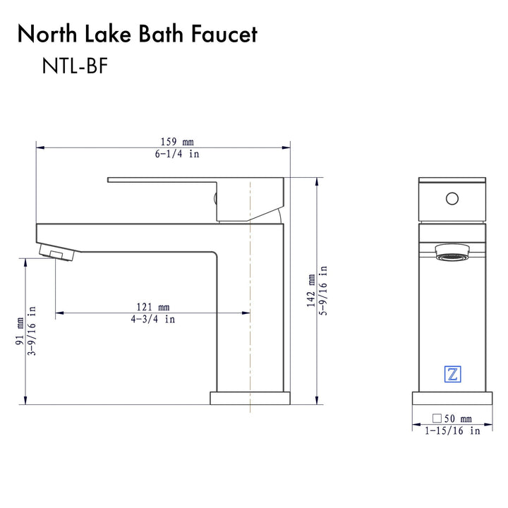 ZLINE North Lake Bath Faucet (NTL-BF)
