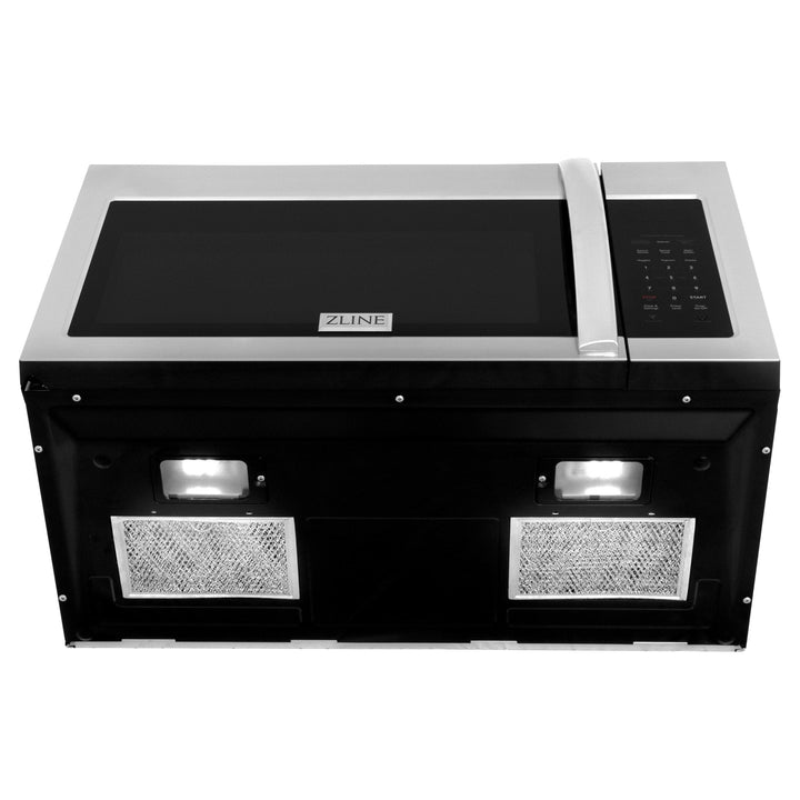 ZLINE Recirculating Over the Range Convection Microwave Oven with Charcoal Filters in Stainless Steel (MWO-OTRCF-30)